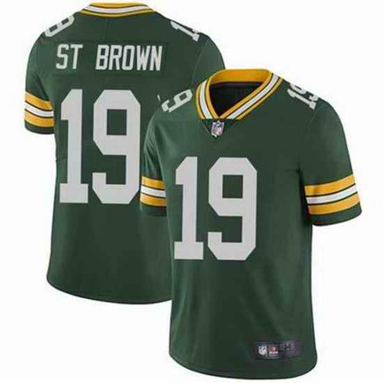 Nike Packers 19 Equanimeous St  Brown Green Vapor Untouchable Limited Jersey